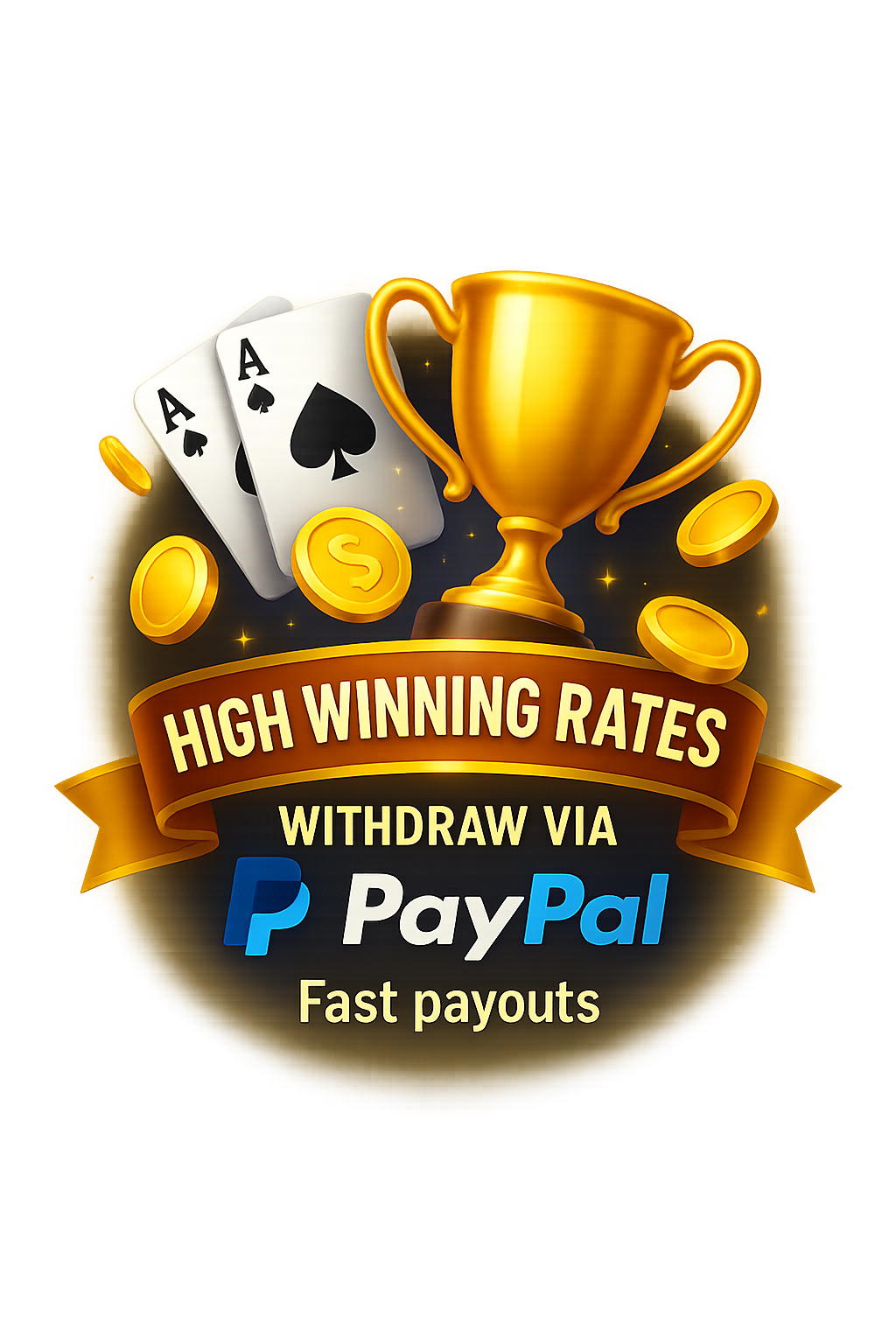 Optional withdrawals via PayPal (availability varies by region)
